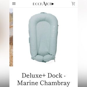 Deluxe+ Baby DockATot in Marine Chambray